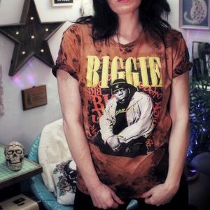 Notorious B.I.G. Biggie Smalls Bleached T-Shirt